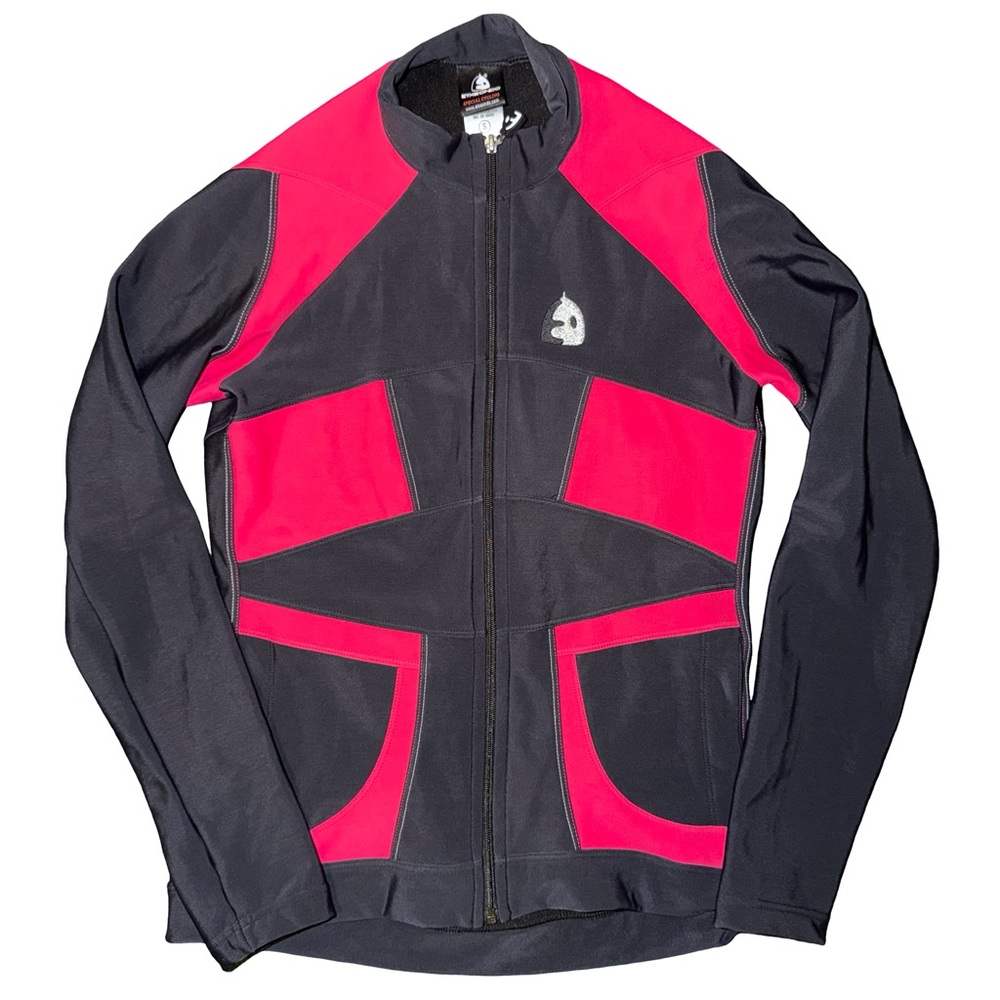 Etxeondo black & pink cycling jacket Size‎ S. Fleece lined.